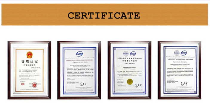 C7701 C7521 निकल सिल्वर स्ट्रिप certificate